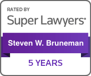 Rated By Super Lawyers | Steven W. Bruneman | 5 Years